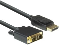 ACT AC7505 video kabel adapter 1,8 m DisplayPort DVI Zwart