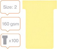 Planbord T-kaart Nobo nr 2 48mm geel-2