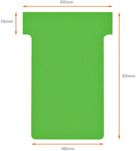 Planbord T-kaart Nobo nr 2 48mm groen-3