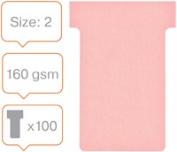 Planbord T-kaart Nobo nr 2 48mm roze-2