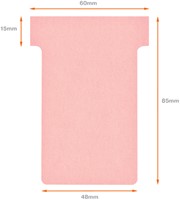 Planbord T-kaart Nobo nr 2 48mm roze-3