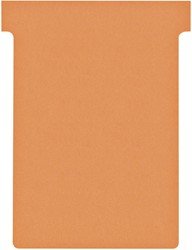 Planbord T-kaart Nobo nr 3 80mm oranje 100 stuks