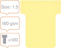 Planbord T-kaart Nobo nr 1.5 36mm geel-2
