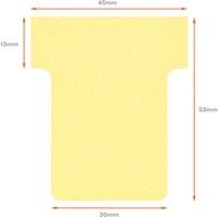 Planbord T-kaart Nobo nr 1.5 36mm geel-3