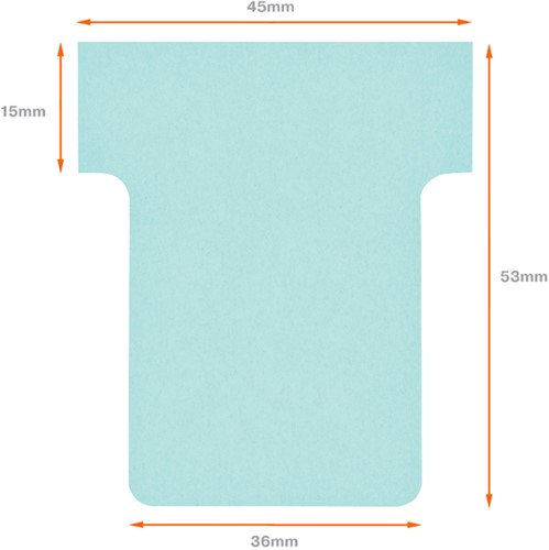 Planbord T-kaart Nobo nr 1.5 36mm blauw-3