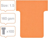 Planbord T-kaart Nobo nr 1.5 36mm oranje-2
