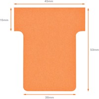 Planbord T-kaart Nobo nr 1.5 36mm oranje-3