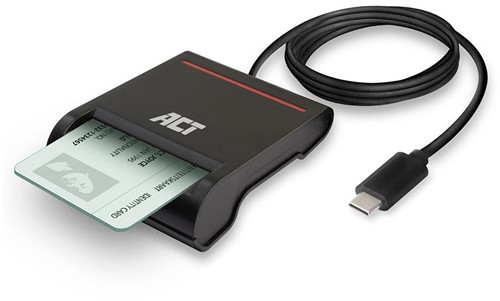 ACT AC6020 smart card reader Binnen USB USB 2.0 Zwart-3