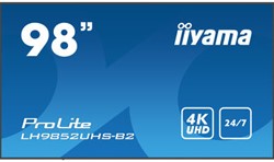 iiyama LH9852UHS-B2 beeldkrant Digitale signage flatscreen 2,48 m (97.5") LED 4K Ultra HD Zwart Type processor Android 8.0