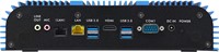 Shuttle Box-PC Industrial System BPCWL02-i3XA DDR4-SDRAM i3-8145UE Intel® 8de generatie Core™ i3 4 GB 120 GB SSD Mini PC Zwart, Blauw