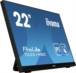 iiyama ProLite T2251MSC-B1 touch screen-monitor 54,6 cm (21.5") 1920 x 1080 Pixels Multi-touch Multi-gebruiker Zwart