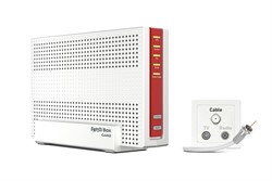 FRITZ!Box 6690 CABLE RETAIL INTERNATIONAL draadloze router 10 Gigabit Ethernet Dual-band (2.4 GHz / 5 GHz) Wit