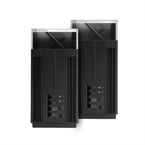 ASUS ZenWiFi Pro XT12(2-PK) Tri-band (2.4 GHz / 5 GHz / 5 GHz) Wi-Fi 6 (802.11ax) Zwart 4 Intern-2