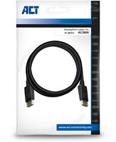 ACT AC3900 DisplayPort kabel 1 m Zwart-3