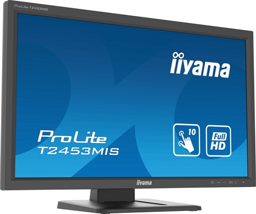 iiyama ProLite T2453MIS-B1 touch screen-monitor 59,9 cm (23.6") 1920 x 1080 Pixels Multi-touch Multi-gebruiker Zwart-3