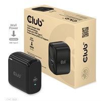 CLUB3D Travel Charger 65W GAN technology, Single port USB Type-C, Power Delivery(PD) 3.0 Support ( geschikt voor Apple macbooks 65W max)-2
