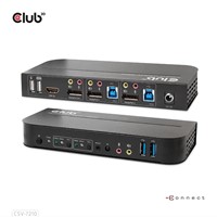 CLUB3D DisplayPort/HDMI KVM Switch For Dual DisplayPort 4K 60Hz-3