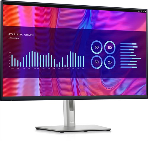 DELL P Series P3223DE 80 cm (31.5") 2560 x 1440 Pixels Quad HD LCD Zwart, Zilver-2