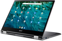 Acer Chromebook Spin 713 CP713-3W-583H 34,3 cm (13.5") Touchscreen Intel® Core™ i5 8 GB LPDDR4x-SDRAM 256 GB SSD Wi-Fi 6 (802.11ax) Chrome OS Grijs