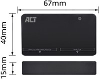 ACT AC6025 geheugenkaartlezer USB 2.0 Zwart-2