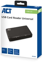 ACT AC6025 geheugenkaartlezer USB 2.0 Zwart-3