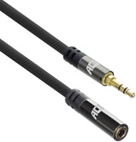 ACT AC3617 audio kabel 5 m 3.5mm Zwart