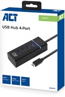 ACT AC6415 interface hub USB 3.2 Gen 1 (3.1 Gen 1) Type-C 5000 Mbit/s Zwart-3
