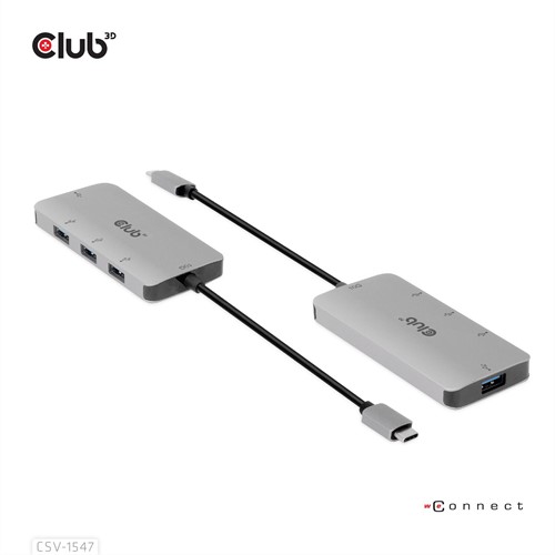 CLUB3D USB Gen2 Type-C to 10Gbps 4x USB Type-A Hub-2