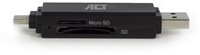 ACT AC6375 geheugenkaartlezer USB 3.2 Gen 1 (3.1 Gen 1) Zwart-2