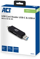 ACT AC6375 geheugenkaartlezer USB 3.2 Gen 1 (3.1 Gen 1) Zwart-3