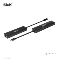 CLUB3D USB Gen1 Type-C, 6-in-1 Hub with HDMI 8K30Hz, 2xUSB Type-A, RJ45 and 2xUSB Type-C, Data and PD charging 100 watt-3