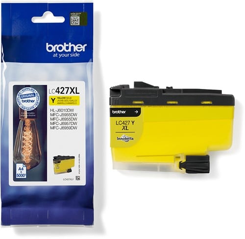 Inktcartridge Brother LC-427XLY geel-3