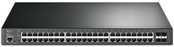 TP-Link TL-SG3452XP JetStream PoE Switch Managed L2+ Gigabit Ethernet (10/100/1000) Power over Ethernet (PoE) 1U Zwart