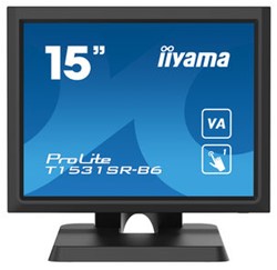 iiyama ProLite T1531SR-B6 touch screen-monitor 38,1 cm (15") 1024 x 768 Pixels Zwart