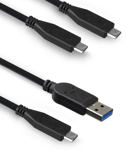 ACT AC1225 behuizing voor opslagstations HDD-/SSD-behuizing Zwart 2.5"-3
