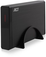 ACT AC1400 behuizing voor opslagstations HDD-/SSD-behuizing Zwart 3.5"