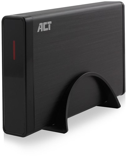 ACT AC1400 behuizing voor opslagstations HDD-/SSD-behuizing Zwart 3.5"