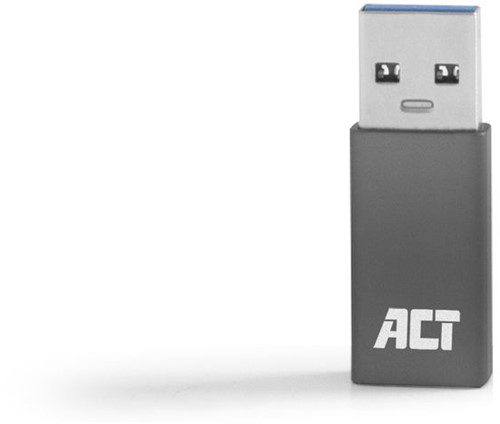 ACT AC7375 tussenstuk voor kabels USB Type-C USB Type-A Grijs-3