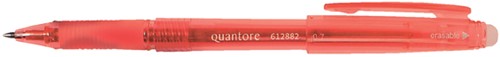 Gelschrijver Quantore erasable 0.7mm rood