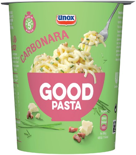 Good Pasta Unox spaghetti carbonara cup-3
