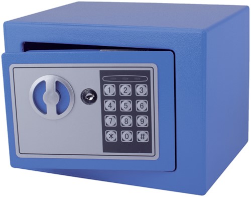 Kluis Pavo mini elektronisch 230x170x170mm blauw-2
