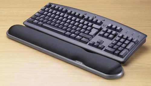 Polssteun toetsenbord Kensington verstelbaar zwart-1