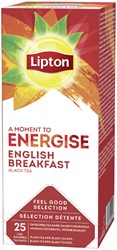 Thee Lipton Energise English Breakfast 25stuks