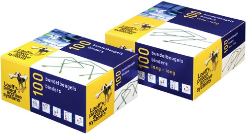 Bundelbeugel Loeff's 1224 extra lang 150mm 100 stuks-2