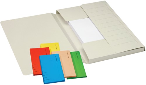 Dossiermap Djois Secolor Mammoet folio 3 kleppen 250gr recylced groen-2