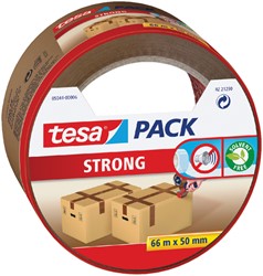 Verpakkingstape tesapack® Strong 66mx50mm bruin