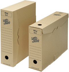 Archiefdoos Loeff Filing Box 3003 folio 345x250x80mm karton