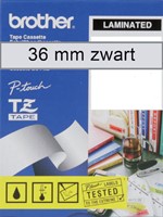 Labeltape Brother P-touch TZE-161 36mm zwart op transparant-3