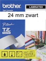Labeltape Brother P-touch TZE-251 24mm zwart op wit-2