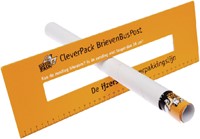 Verzendkoker CleverPack A0 850x50x1.5 met doppen wit pak à 5 stuks-1